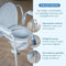Safe Life® Toiletstoel 3-in-1 - Opvouwbaar - Hoogte verstelbaar - Met emmer