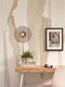 GOOD&MOJO Wandlamp Hokkaido - Bamboe Zwart - Ø38cm - Binnen
