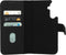 Mobiparts - Galaxy A25 - 2 in 1 Wallet Case met uitneembare backcover - Zwart