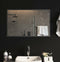 vidaXL - Badkamerspiegel - LED - 50x80 - cm