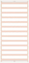 vidaXL - Bedframe - massief - hout - wit - 90x190 - cm