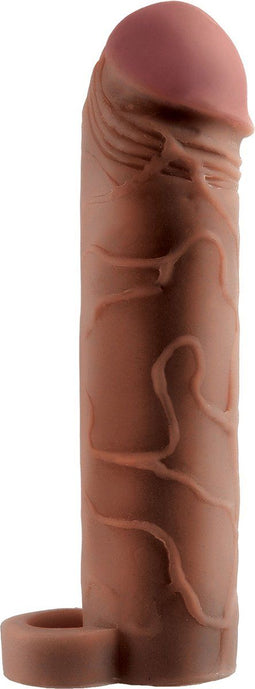 Pipedream Fantasy X-Tensions sleeve Perfect Extention - With Ball Strap bruin