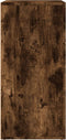 vidaXL - Dressoir - 79x38x80 - cm - bewerkt - hout - gerookt - eikenkleurig