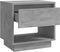 vidaXL - Nachtkastje - 45x34x44 - cm - bewerkt - hout - betongrijs