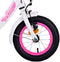 Volare Ashley Kinderfiets - Meisjes - 12 inch - Inclusief zijwieltjes - Wit