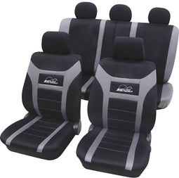 HP Autozubehör 22916 Autostoelhoes Polyester Antraciet Bestuurder, Passagier, Achterbank