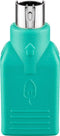 Wentronic USB ADAP A-F/PS2-M - USB 2.0 type-A naar PS/2 - Groen