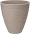 Pro Garden Plantenpot/bloempot Dunes - Tuin - stevig kunststof - zand/beige - D40 x H42 cm