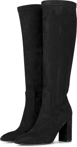 POSH by Poelman LAUREN - Stretch laarzen - Zwart - Maat 39