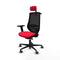 Bureaustoel Piqueras y Crespo D036G2H Rood