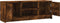 vidaXL - Tv-meubel - 102x30x37,5 - cm - bewerkt - hout - gerookt - eikenkleurig
