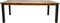 HSM Collection Eettafel Atlanta - 240x100 cm - rustiek oud teak/metaal