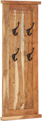 vidaXL - Kapstokken - 2 - st - 38x100 - cm - massief - acaciahout
