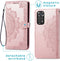 imoshion Hoesje Geschikt voor Xiaomi Redmi Note 11 Pro Hoesje Met Pasjeshouder - imoshion Mandala Bookcase - Rosé Goud