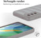 imoshion Hoesje - Geschikt voor Samsung Galaxy S21 FE - EasyGrip Backcover - Grijs