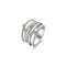 TI SENTO Ring 1863ZI - Zilveren dames ring - Gerhodineerd - Maat 54