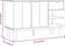 vidaXL - Dressoir - OTTA - 114x43x73,5 - cm - massief - grenenhout - bruin - en - wit