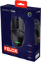 Trust GXT 109 Felox - Gaming Muis - 6400 DPI - Zwart