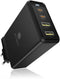 Icy Box IB-PS104-PD - Oplader - USB/TB Power Delivery max 100W - Zwart