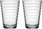 Iittala Aino Aalto - Tumbler Glazen Set - Waterglas - Vaatwasserbestendig - Transparant - 33 cl - 2 Stuks