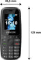 Logicom - Posh 402 - Gsm - 4G - 128MB - Zaklamp - Feature Phone - Zwart