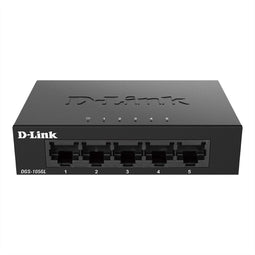 D-Link DGS-105GL - Netwerkswitch - 5 poorten 1Gbps - Ventilatorloos
