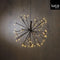 Luca Lighting Kerstverlichting Paardenbloem met 120 Warm Witte LED Lampjes - Ø45 cm - Zwart