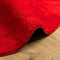 vidaXL - Vloerkleed - HUARTE - laagpolig - zacht - wasbaar - Ø - 120 - cm - rood