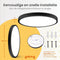 Goliving Plafondlamp - Plafonniere - LED - Extra Dun - Ø 30cm - Wit
