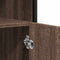 vidaXL - Dressoir - 100x35x76 - cm - bewerkt - hout - bruin - eikenkleur