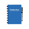 Correctbook Original Earthy Blue A5 blanco - Uitwisbaar / Whiteboard Notitieboek