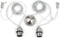 GOOD&MOJO Hanglamp Halong - Wit/Bamboe - 153x53x35cm - 2L - Scandinavisch,Bohemian - Hanglampen Eetkamer, Slaapkamer, Woonkamer