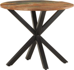 vidaXL - Bijzettafel - 68x68x56 - cm - massief - gerecycled - hout