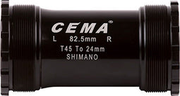 Cema Bracketas T45 Shimano-RVS-zwart