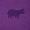 Wildlife- Dingbats* Wildlife A6 Pocket Purple Hippo Notebook - Graph