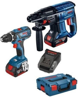 Bosch 0615990K3Z 18V Li-Ion accu combiset GSR + GBH (2x 4.0Ah accu) in L-Boxx