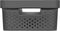 Curver Infinity Recycled Dots Opbergbox - 11 liter - Antraciet