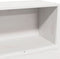 vidaXL - Hoofdbord - met - opbergruimte - 100 - cm - massief - grenenhout - wit