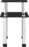 vidaXL - Keukenschap - 45x16x26 - cm - gehard - glas - zwart