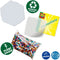 SES - Green Beedz - Strijkkralen set bosdieren - gemaakt van recyclede materialen - PVC vrij - 1800 strijkkralen - Strijkkralen Jongens