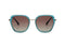 IKKI DONNA 73-15 Dames Zonnebril - Handgemaakt - Plantaardig Acetaat - Gepolariseerd - Transparant Milky licht blauw