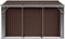vidaXL - Tuinschuur - 277x279x179 - cm - gegalvaniseerd - staal - bruin
