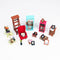 Robotime modelbouw Miniatuur bouwpakket Sam's Study hout/papier/kunststof - 190mm hoog x 225mm breed x 185mm diep - met lampje