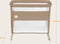 Lionelo Thomi Plus 5in1 - Meegroeibed Co Sleeper Babybed Baby Box Peuterbed Bank - 7 hoogtes - 2x matrassen T25 - Verstelbare Poten - Ademend & Afritsbare Zijkant - Opbergmand - Wielen - Wasbare Bekleding - tot 100 kg - Beige Karamel