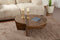 Dimehouse Orin - Salontafel Rond 85 cm - 100% Melamine - Naturel Walnoot