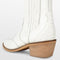 PS Poelman TARTOR - Dames Enkellaarzen - Snake print details - Off White - Maat 37