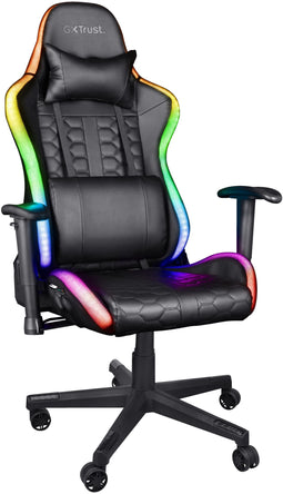 Trust GXT 716 Rizza - Gaming Chair - RGB LED-verlichting - Draaibaar