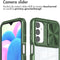 iMoshion Hoesje Geschikt voor Samsung Galaxy A25 Hoesje - iMoshion Camslider Backcover - Donkergroen