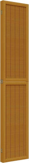 vidaXL - Kamerscherm - met - 4 - panelen - massief - paulowniahout - bruin