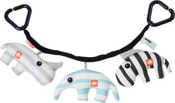 Kinderwagenspeelgoed Zoopreme blauw Done By Deer